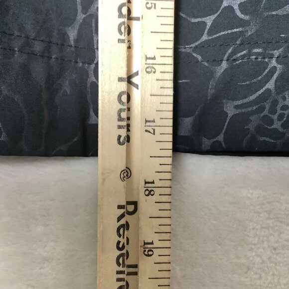 Orvis Embossed Travel Pull On Active Skort Skirt Black Floral Women XL Pockets - Picture 9 of 12